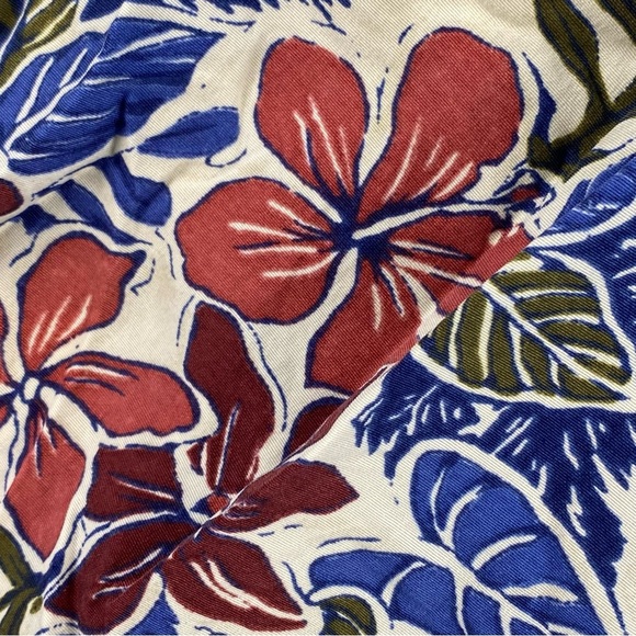 Nautica Swim Trunks Men XL Multicolor Tropical Drawstring Nylon Mesh Brief 16” - Picture 7 of 7